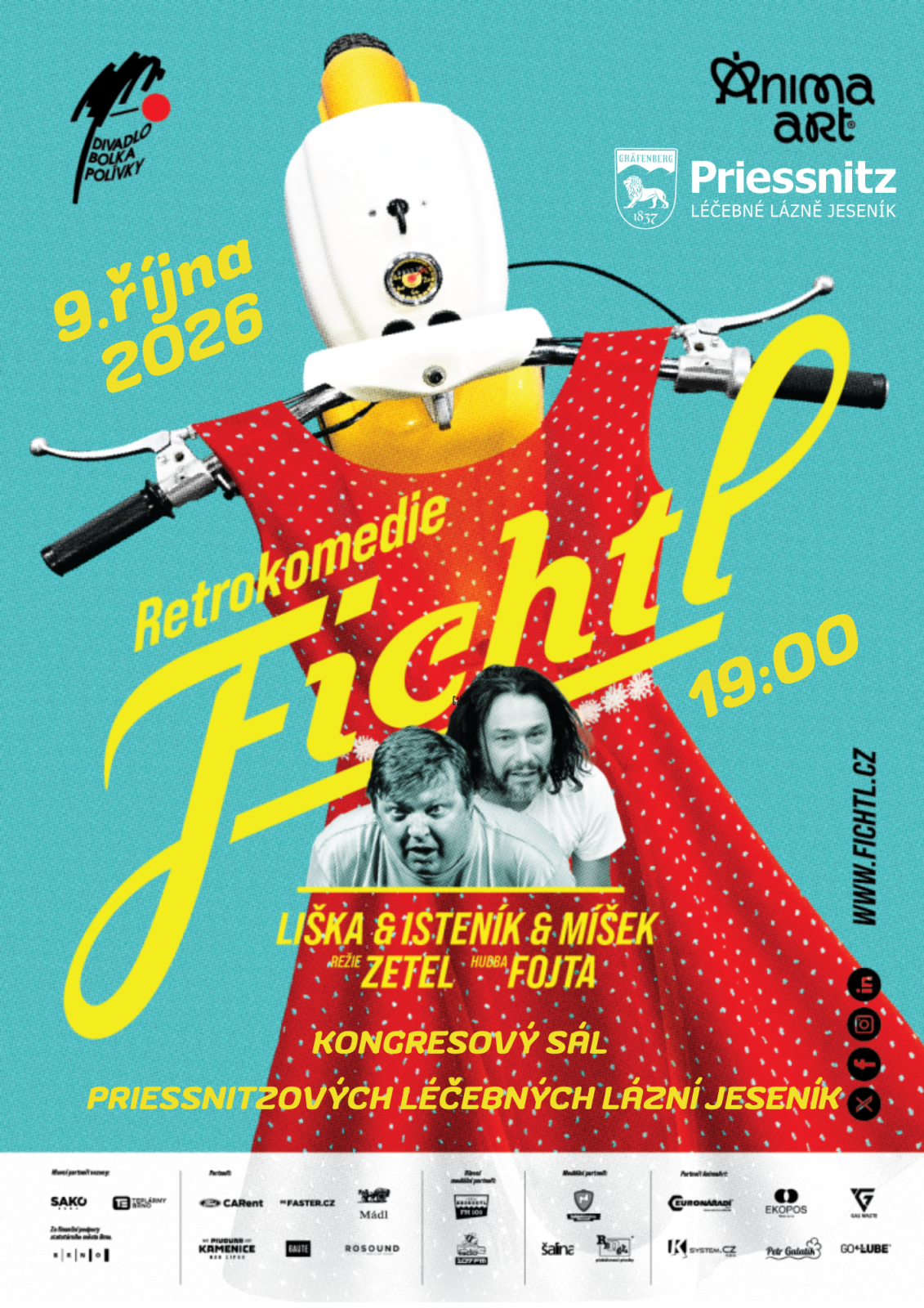 Vstupenka - Fichtl 9.10.2026 19:00 Kongresový sál PLL