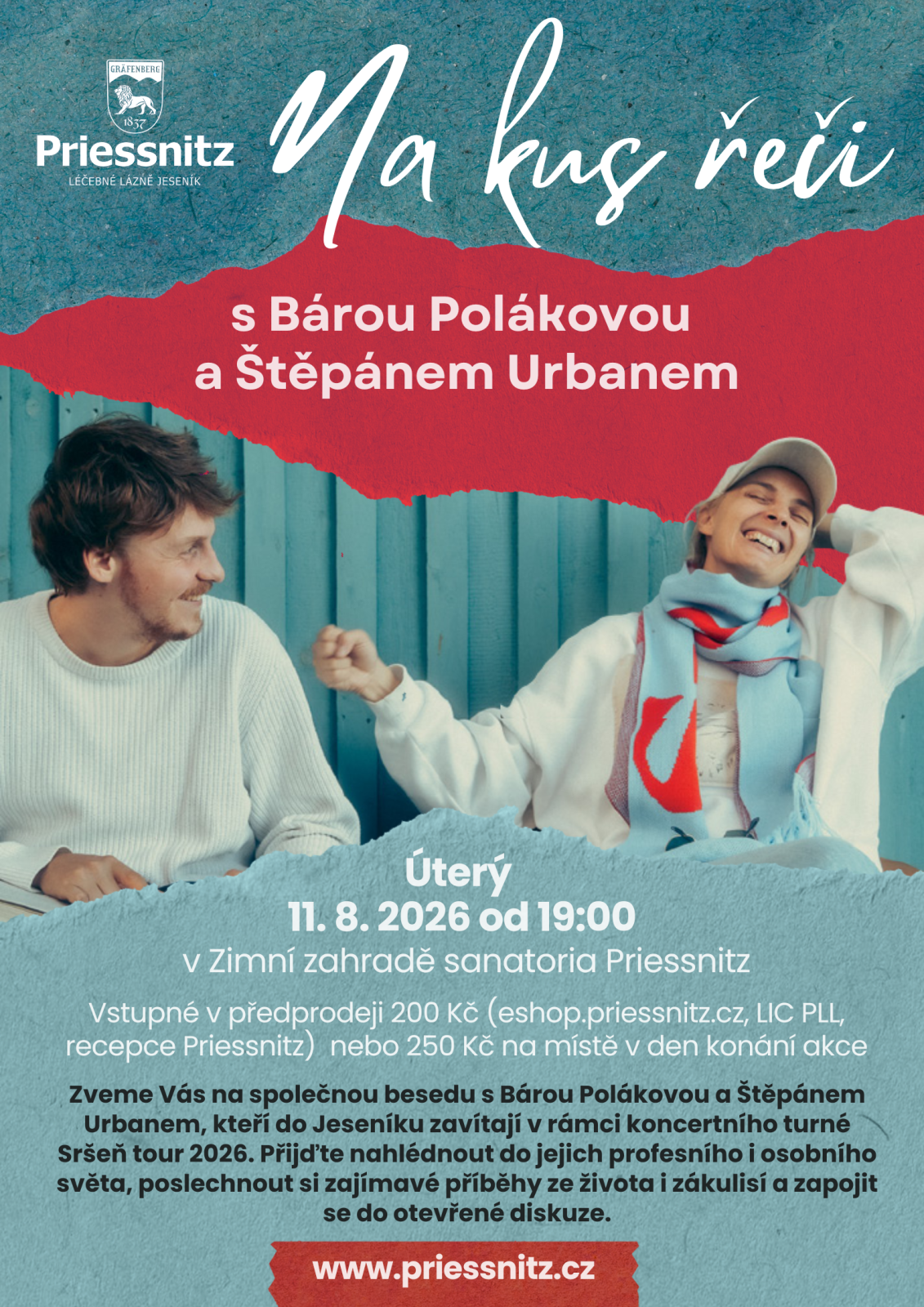 NA KUS ŘEČI s Bárou Polákovou a Štěpánem Urbanem