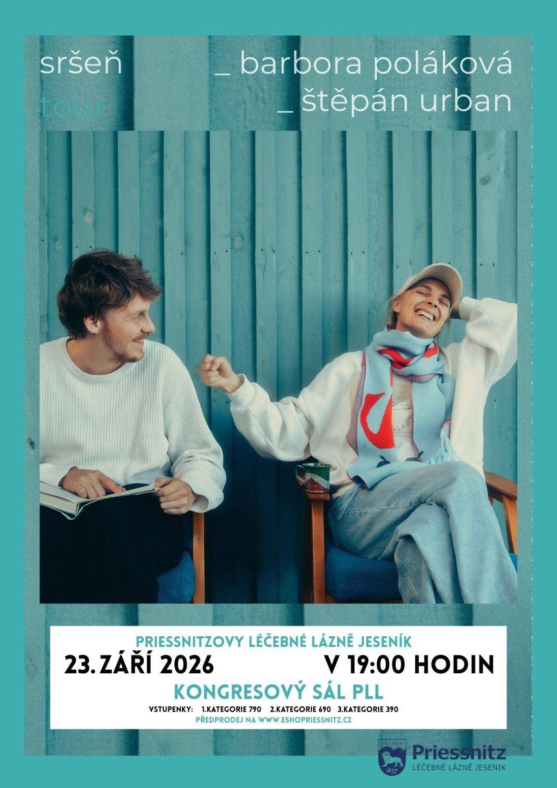 Vstupenka - Bára Poláková a Štěpán Urban, tour sršeň 2026