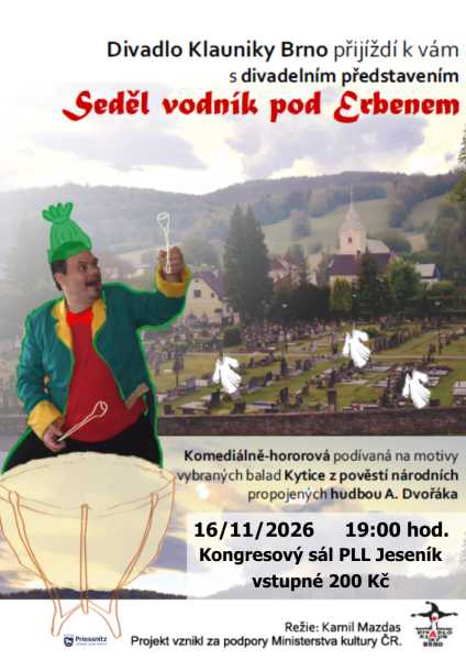 Vstupenka - Seděl vodník pod Erbenem, Kongresový sál PLL