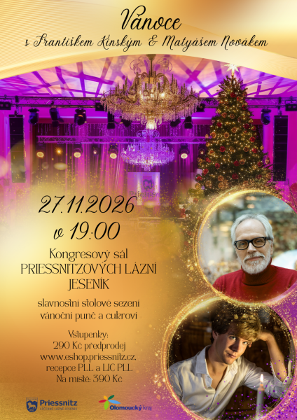 Vstupenka - Vánoce s Františkem Kinským a Matyášem Novákem